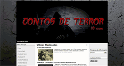 Desktop Screenshot of contosdeterror.com.br